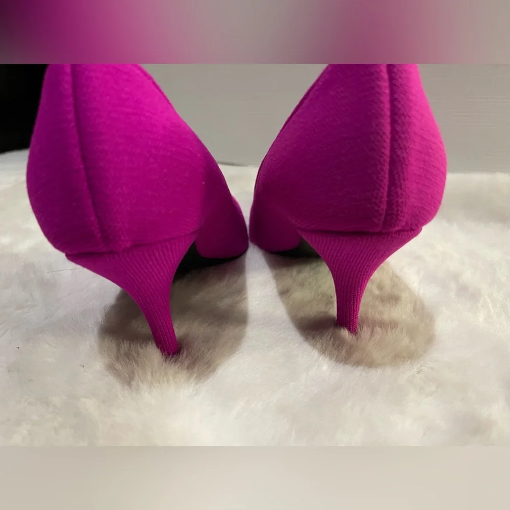Authentic pink Balenciaga Knife Knit Pumps - Picture 3 of 4